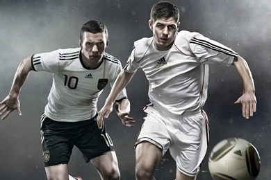 Download Wallpapers 2560x1024 Podolski, Adidas, Gerrard, Soccer ...