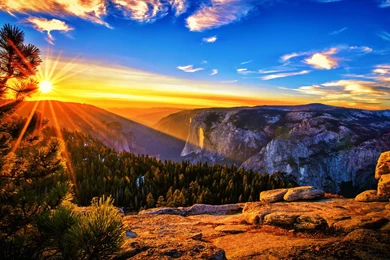 Mountain Sunrise Desktop Wallpapers HD