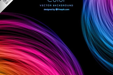 Colorful Circles Backgrounds In Neon Style Vector