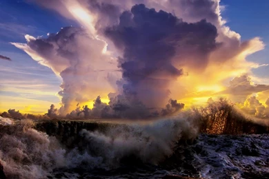 1024x768 Nuclear Sunrise Desktop PC And Mac Wallpapers