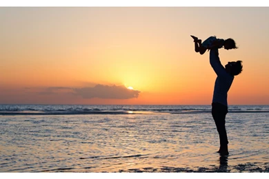 Father Time 4K Sunset Wallpapers