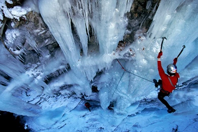 Wallpapers Rock Climbing Ice 1920x1080
