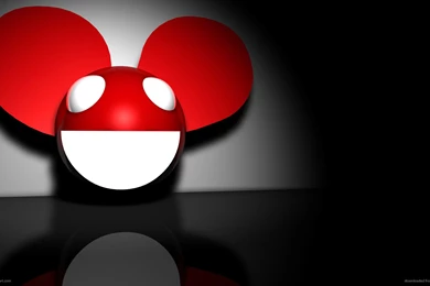 Download 1920x1080 Deadmau5 Red 3D Render Wallpapers