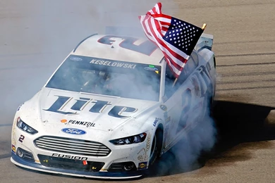 Brad Keselowski Wins As Dale Earnhardt Jr. Runs Out Of Fuel At Las ...