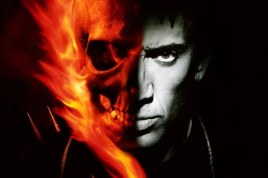 Ghost Rider Nicolas Cage Comics Skulls Superheroes Wallpapers ...