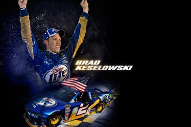 Brad Keselowski Tweeting During Daytona 500