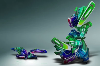 Food Processor 3d Designed Wide Wallpapers