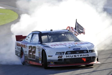 BRAD KESELOWSKI GIVES MUSTANG FIRST NASCAR NATIONWIDE SERIES WIN ...