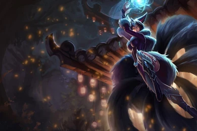 Dark Fox Ahri League Of Legends Wallpapers 2000x1217   (