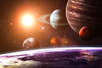 HD Solar System Planets Astronomy Desktop Wallpapers ...