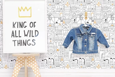 Two New Removable Wallpapers Collections For The Fickle Decorator ...