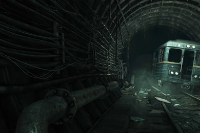 Metro 2033 Tunnel Subway Train Abandon Deserted HD Wallpaper,video ...
