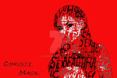 Christy Mack Typography By Lacicard On DeviantArt