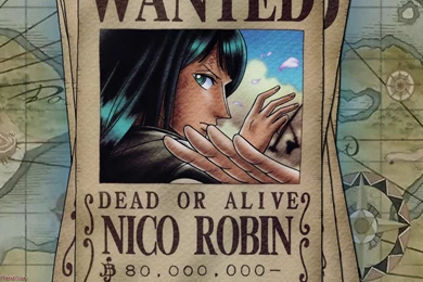 Nico Robin Wanted Poster HD Wallpapers