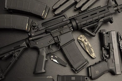 Assault Rifle, Ar 15, Knife, Machine, The Gun Wallpapers 78770