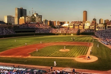 Download Chicago Cubs Stadium Wallpapers For iPhone 4