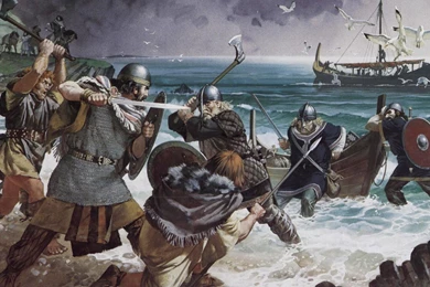 Vikings Battles Artwork Historical Wallpapers
