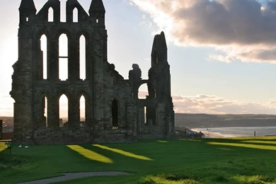 Ruin Of Whitby Abbey Historical Ruins HD Wallpapers Wallpapers ...