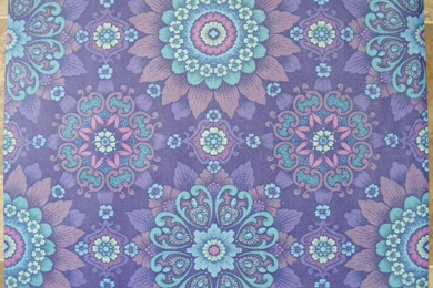 Vintage Wallpapers Purple ALHAMBRA Wall Vinyl Paper By Mumxie