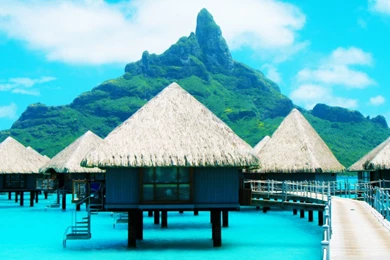 Bora Bora Resort HD Desktop Wallpapers : Widescreen : High ...