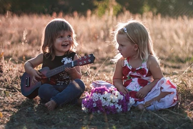 Children, Cute Girls, Guitar Wallpaper,Children HD Wallpaper,Cute ...