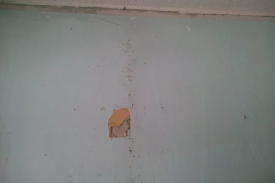 Is This Ugly Wallpapers Or Protective Barrier Over Plaster?   My ...