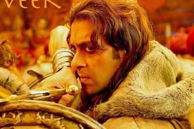 Salman Khan Set On Horse Wallpapers In Veer