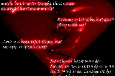 BROKEN HEART WALLPAPERS ~ CUTE LOVES