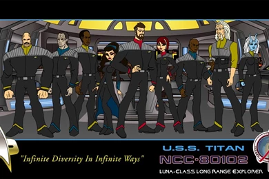 Star Trek: Animated Titan: Bridge Crew By DarKodent On DeviantArt