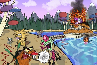 Angry Beavers And Invader Zim _ Fanart Crossover By Dazecase On ...
