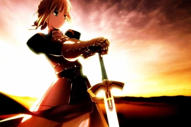 Fate Stay Night Saber Widescreen Anime Hd Wallpapers   (