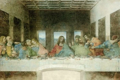 Fine Art Painting : Leonardo Da Vinci : "The Last Supper (detail ...
