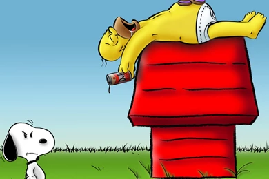 Wallpapers Snoopy Free Hd Homer 1280x1024