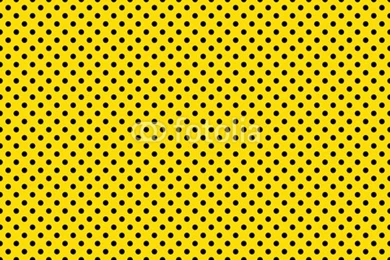 Seamless Black Dots On Bright Yellow Backgrounds Wallpaper" Stock ...
