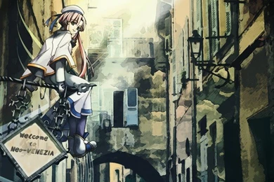 Aria Mizunashi Akari 87 Wallpapers   Aria   Anime