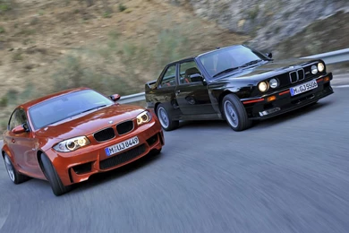 BMW 1 series M Coupe 1366 X 768 Wallpapers