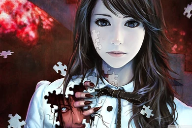 Wallpapers Anime Girl With Blue Hair Free Cg Cute Face Fantasy Hd ...