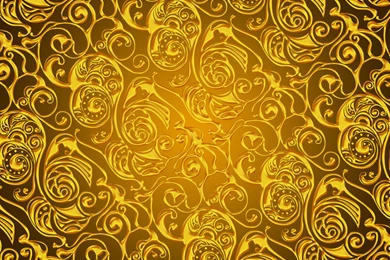 Butterfly On Golden Swirl Wallpapers Abstract Wallpapers