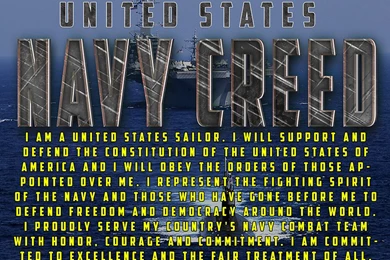 Navy Creed Posters