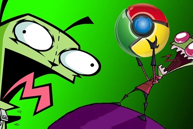 Invader Zim Google Chrome
