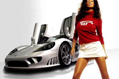 Wallpapers Nature Girls With Cars And Sports Girl Race Car ...