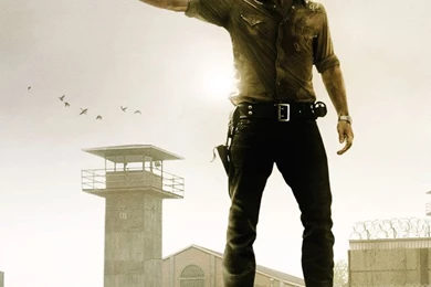 Download The Walking Dead Fight The Dead Poster Wallpapers For iPhone 4