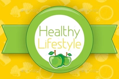 Active Healthy Lifestyle Background.