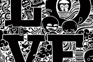 Wallpapers iPhone 5 Simply Love On Stickerbomb Http://htctokok ...