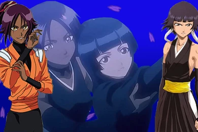 Gordon's Graphic Designs: Bleach: Yoruichi And Soi Fon Wallpapers