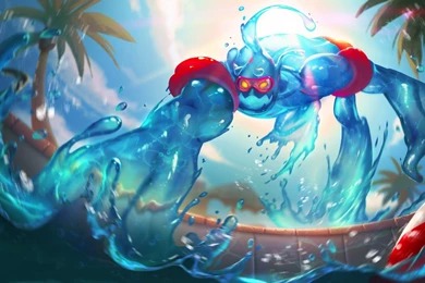 League Of Legends Zac Pool Party Wallpapers