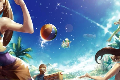 Pool Party Skins iPad 1 & 2 Wallpapers