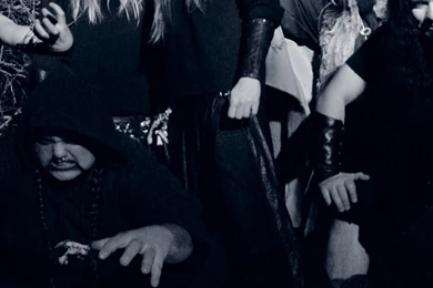 Download Wallpapers 3840x1200 Finntroll, Band, Night, Image, Trees ...