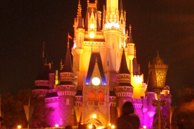 Disneyland Halloween Castle   Wallpaper.