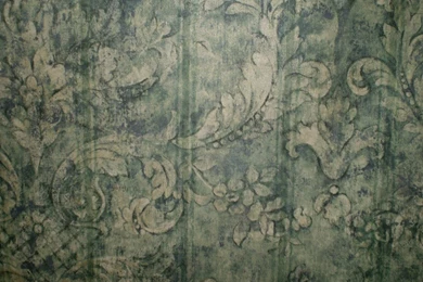 Bulk Listing Navy Blue Green Gold Distressed Damask By Blonder ...